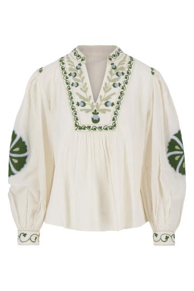 Afbeelding voor product Bloes van het merk Zusss in het Ecru