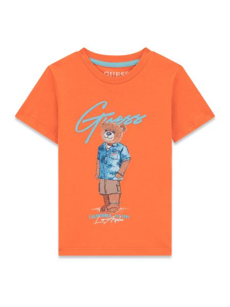 Afbeelding voor product T-shirt van het merk Guess in het Oranje