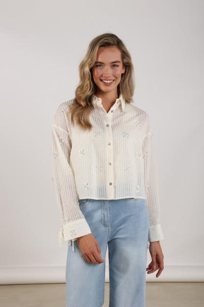 Afbeelding voor product Bloes van het merk Nukus in het Wit