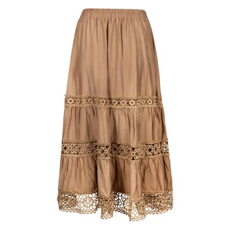 Afbeelding voor product Rok van het merk Nukus in het Beige