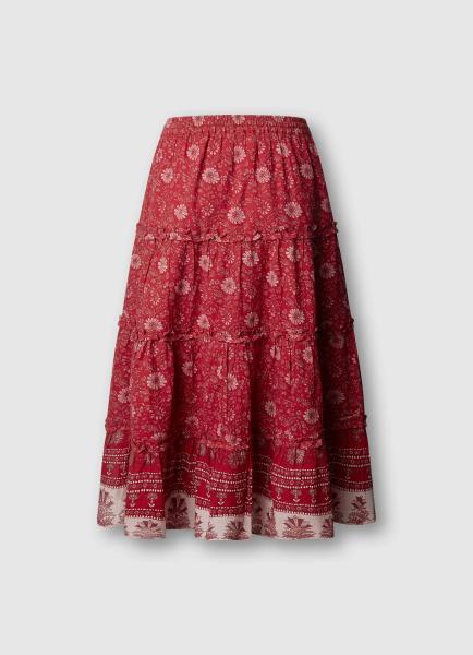 Afbeelding voor product Rok van het merk Pepe Jeans in het Rood