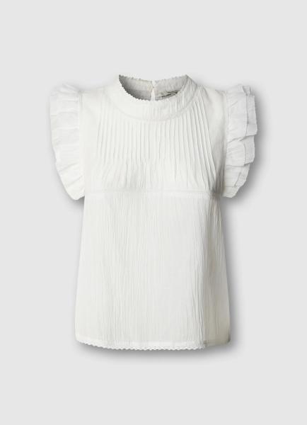 Afbeelding voor product Bloes van het merk Pepe Jeans in het Wit