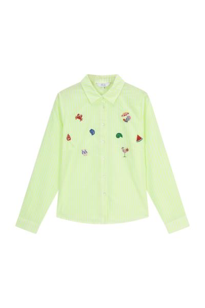 Afbeelding voor product Bloes van het merk Vila Joy in het Geel