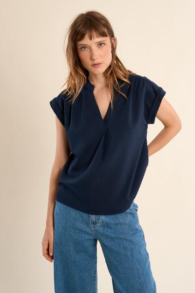 Afbeelding voor product Bloes van het merk Molly Bracken in het Marine