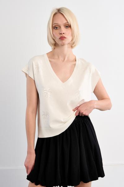 Afbeelding voor product Top van het merk Molly Bracken in het Wit