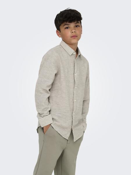 Afbeelding voor product Hemd van het merk Only & Sons Junior  in het Grijs