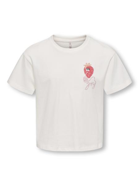 Afbeelding voor product T-shirt van het merk Kids Only in het Ecru