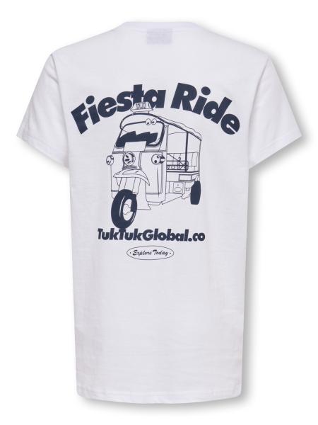 Afbeelding voor product T-shirt van het merk Only & Sons Junior  in het Wit