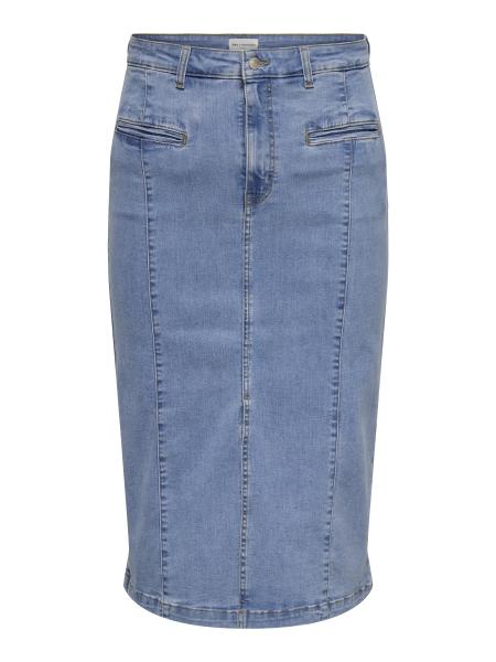 Afbeelding voor product Rok van het merk Only Carmakoma in het Jeans