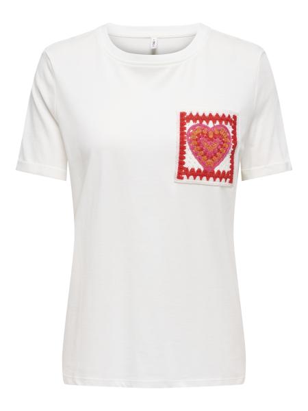 Afbeelding voor product T-shirt van het merk Only in het Wit