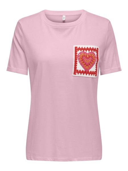 Afbeelding voor product T-shirt van het merk Only in het Roze