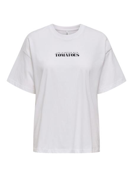 Afbeelding voor product T-shirt van het merk Only in het Wit