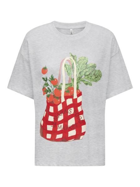 Afbeelding voor product T-shirt van het merk Only in het Grijs