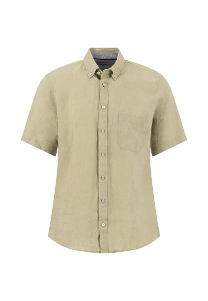 Afbeelding voor product Hemd van het merk Fynch-hatton in het Kaki