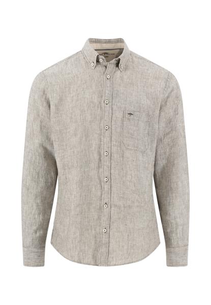 Afbeelding voor product Hemd van het merk Fynch-hatton in het Kaki