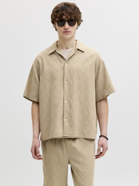 Afbeelding voor product Hemd van het merk Jack & Jones in het Beige