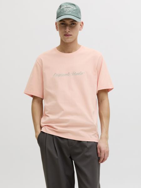 Afbeelding voor product T-shirt van het merk Jack & Jones in het Roze