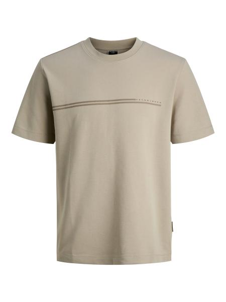 Afbeelding voor product T-shirt van het merk Jack & Jones in het Beige