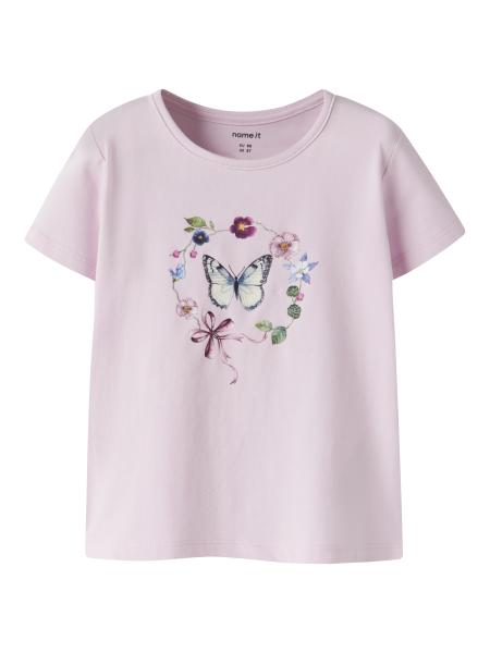 Afbeelding voor product T-shirt van het merk Name It in het Roze