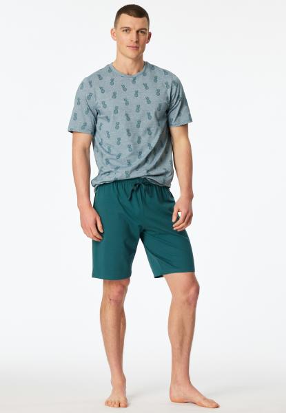 Afbeelding voor product Pyjama van het merk Schiesser in het Groen