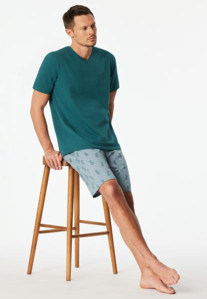 Afbeelding voor product Pyjama van het merk Schiesser in het Groen