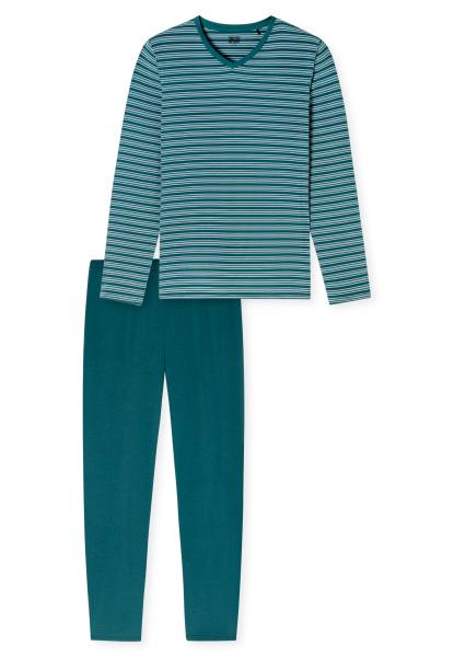 Afbeelding voor product Pyjama van het merk Schiesser in het Groen