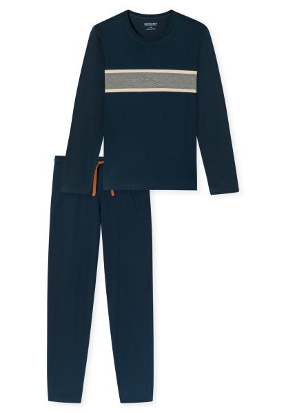 Afbeelding voor product Pyjama van het merk Schiesser in het Blauw