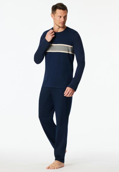 Afbeelding voor product Pyjama van het merk Schiesser in het Blauw