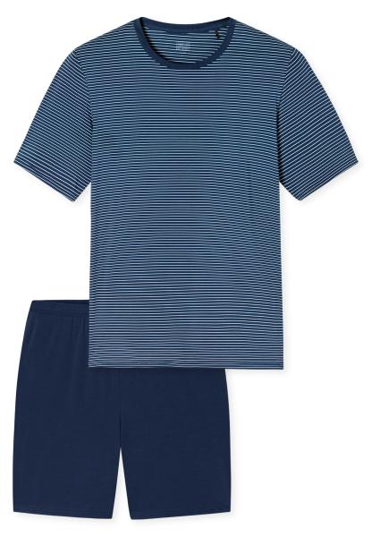 Afbeelding voor product Pyjama van het merk Schiesser in het Blauw