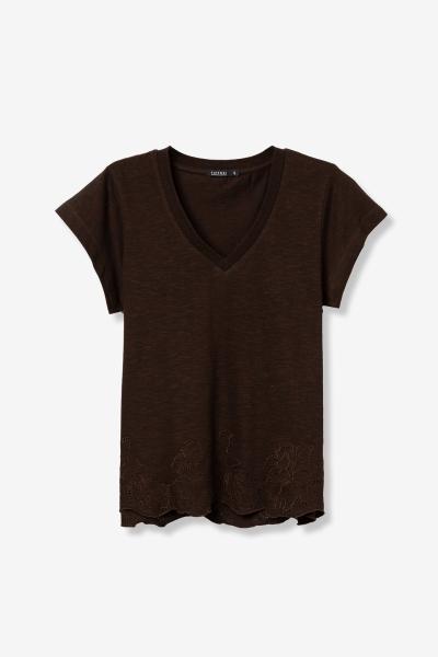 Afbeelding voor product T-shirt van het merk Tiffosi in het Bruin