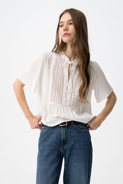 Afbeelding voor product Bloes van het merk Tiffosi in het Blauw