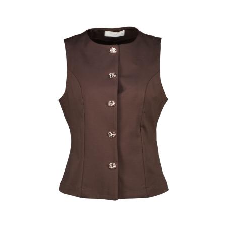 Afbeelding voor product Gilet van het merk Amelie&amelie in het Bruin