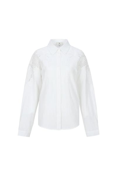 Afbeelding voor product Bloes van het merk C&s The Label in het Wit