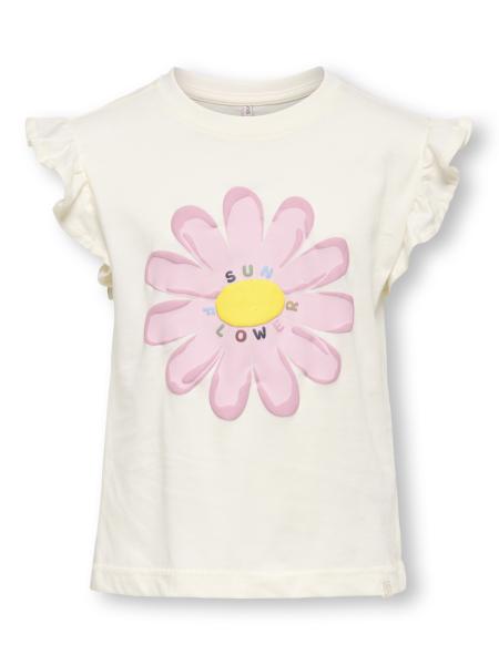 Afbeelding voor product T-shirt van het merk Kids Only in het Ecru