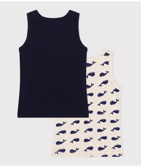 Afbeelding voor product Singlet van het merk Petit Bateau in het Marine