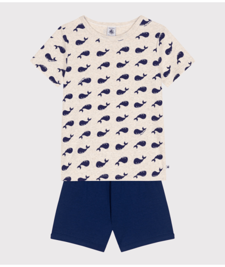 Afbeelding voor product Pyjama van het merk Petit Bateau in het Marine