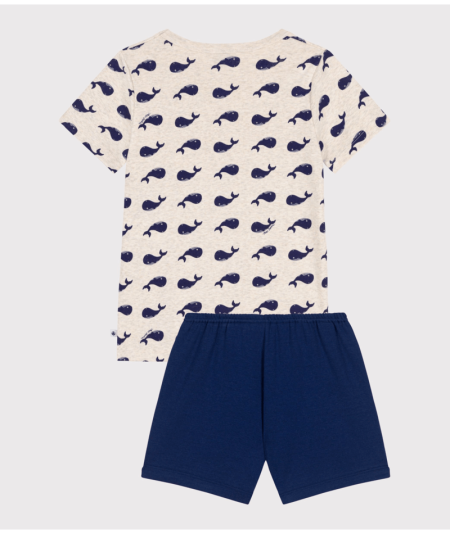 Afbeelding voor product Pyjama van het merk Petit Bateau in het Marine