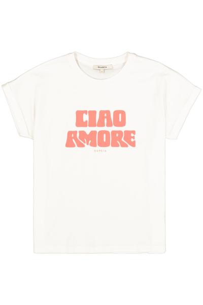 Afbeelding voor product T-shirt van het merk Garcia in het Ecru