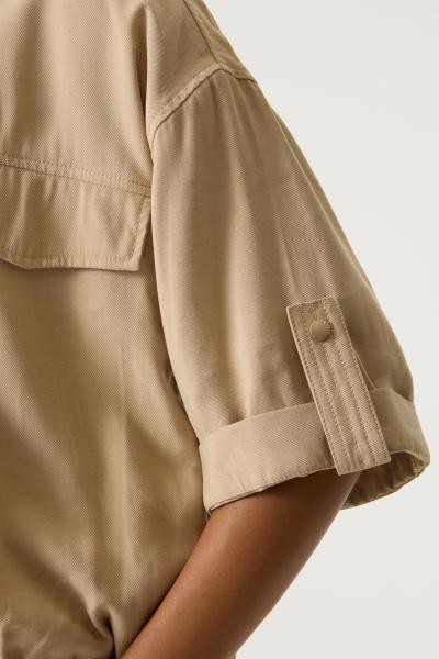 Afbeelding voor product Bloes van het merk Garcia in het Beige