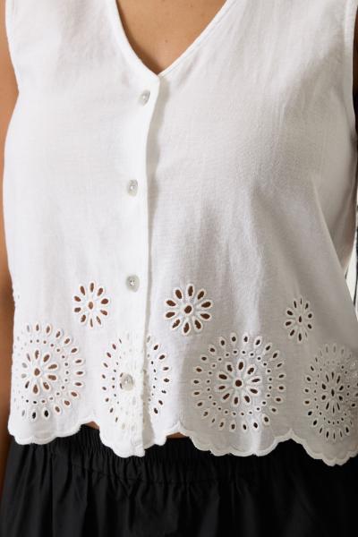 Afbeelding voor product Top van het merk Garcia in het Ecru