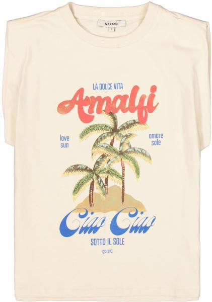 Afbeelding voor product T-shirt van het merk Garcia in het Wit