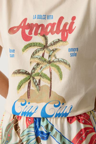 Afbeelding voor product T-shirt van het merk Garcia in het Wit