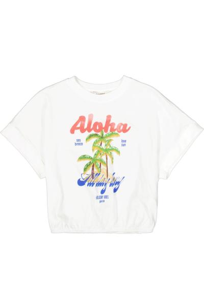 Afbeelding voor product T-shirt van het merk Garcia in het Ecru