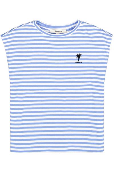 Afbeelding voor product T-shirt van het merk Garcia in het Blauw