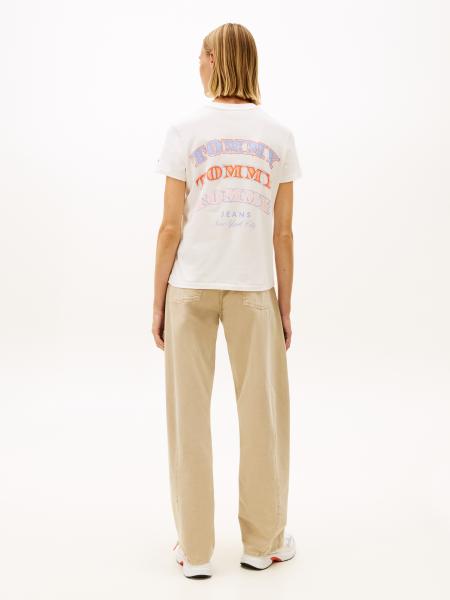 Afbeelding voor product T-shirt van het merk Tommy Jeans in het Wit