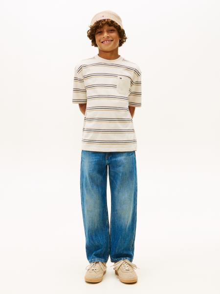 Afbeelding voor product T-shirt van het merk Tommy Jeans in het Beige