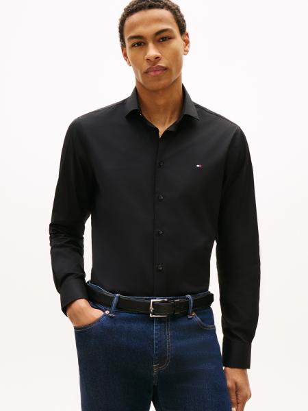 Afbeelding voor product Hemd van het merk Tommy Hilfiger in het Zwart