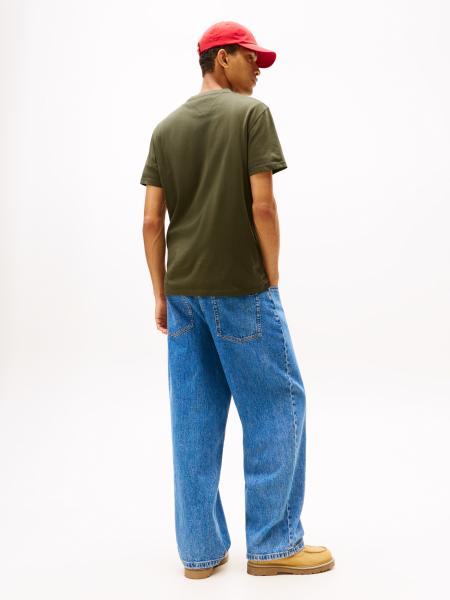 Afbeelding voor product T-shirt van het merk Tommy Jeans in het Kaki