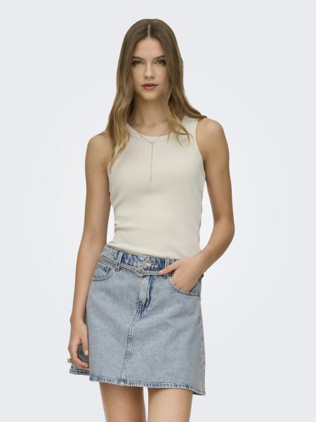 Afbeelding voor product Top van het merk Only in het Beige