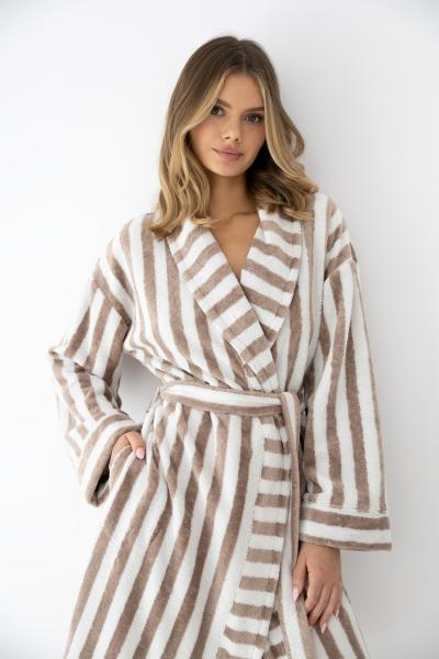 Afbeelding voor product Badjas van het merk Sensis in het Beige